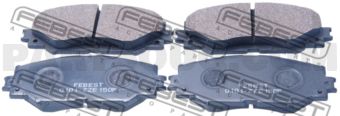 FEBEST 0101ZZE150F PAD KIT, DISC BRAKE, FRONT