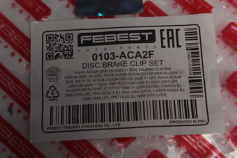 FEBEST 0103ACA2F DISC BRAKE CLIP SET