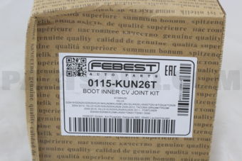 FEBEST 0115KUN26T BELLOW, DRIVESHAFT
