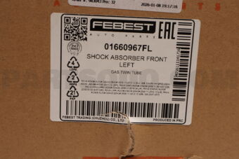 FEBEST 01660967FL SHOCK ABSORBER FRONT LEFT