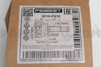 FEBEST 0210FX35 OUTER CVJ 22X59X27