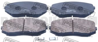 FEBEST 0501TBF PAD KIT, DISC BRAKE, FRONT