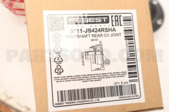 FEBEST 0711JB424RSHA PROPSHAFT REAR CV JOINT 35X107