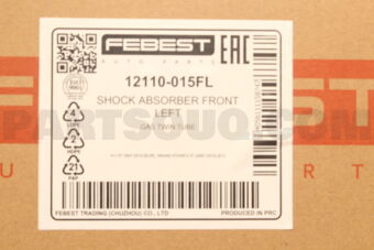 FEBEST 12110015FL SHOCK ABSORBER FRONT LEFT GAS.TWIN TUBE