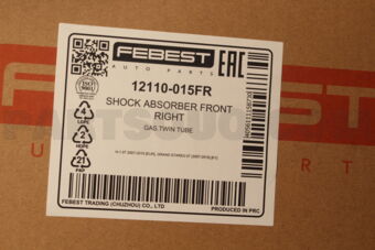 FEBEST 12110015FR SHOCK ABSORBER FRONT RIGHT GAS.TWIN TUBE