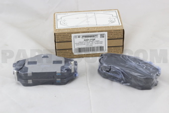 FEBEST 2201FQF PAD KIT, DISC BRAKE, FRONT - KIT