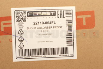 FEBEST 22110004FL SHOCK ABSORBER FRONT LEFT GAS.TWIN TUBE