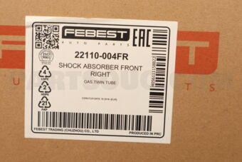 FEBEST 22110004FR SHOCK ABSORBER FRONT RIGHT GAS.TWIN TUBE