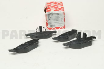 FEBI 16533 BRAKE PADS REAR/ E90/E91/3SRS