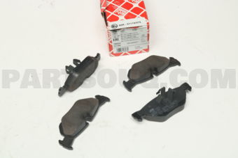 FEBI 16533 BRAKE PADS REAR/ E90/E91/3SRS