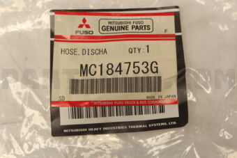 FUSO MC184753G HOSE A/C DISCHARGE