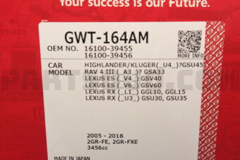 GMB GWT164AM WATER PUMP