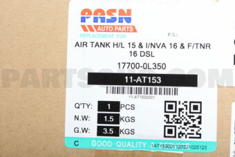 HABASHI 177000L350 AIR TANK