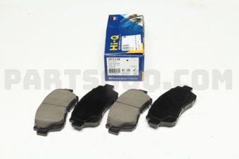 Hi-Q SP1138 BRAKE PAD FRONT 04491-24031,04491-24080 TO CAMRY 1992-1996 HI-Q