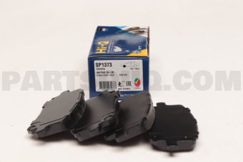 Hi-Q SP1373 BRAKE PAD FRONT 04465-44050,04465-44060 TO PICNIC/AVENSIS 200206-200310 HI-Q