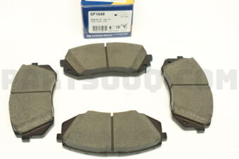 Hi-Q SP1848 BRAKE PAD FRONT 58101-D4A10,58101C2A10 KI SONATA 2010- HI-Q