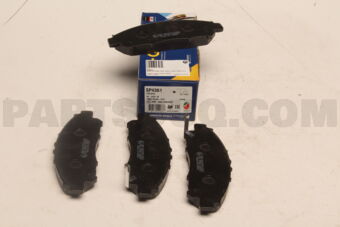 Hi-Q SP4361 BRAKE PAD FRONT 04465-26440 TO HIACE 201902- HI-Q
