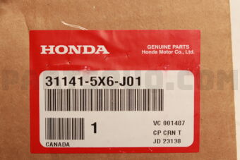 Honda 311415X6J01 PULLEY COMP., DECOUP