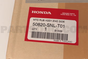Honda 50820SNLT01 MTGRUBASSY,ENG