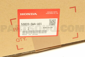 Honda 50820SWAA01 MTG RUB ASSY,ENG