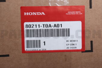 Honda 80211T0AA01 EVAPORATOR