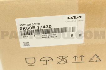 Hyundai / KIA 0K60E17430 TOP COVER ASSY M/T