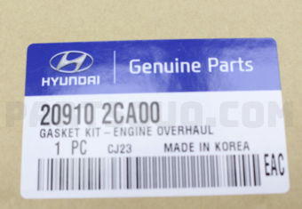 Hyundai / KIA 209102CA00 GASKET KIT-ENGINE OVERHAUL