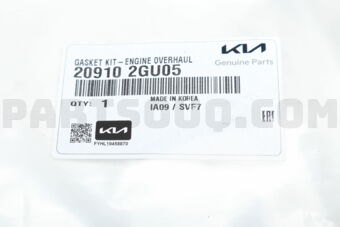 Hyundai / KIA 209102GU05 GASKET KIT-ENGINE OVERHAUL