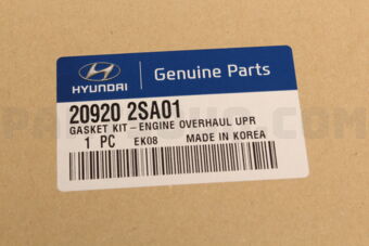 Hyundai / KIA 209202SA01 H GASKET KIT-ENGINE OVERHAUL UPR