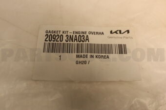 Hyundai / KIA 209203NA03A GASKET KIT - ENGINE OVERHAUL UPPER