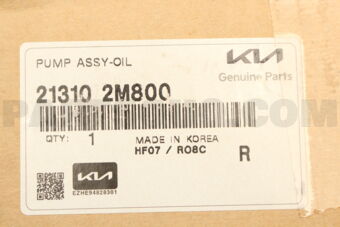 Hyundai / KIA 213102M800 PUMP ASSY-OIL