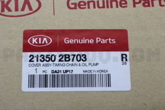 Hyundai / KIA 213502B703 COVER ASSY-TIMING CH