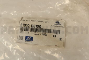 Hyundai / KIA 21810D3100 BRACKET ASSY-ENGINE MTG