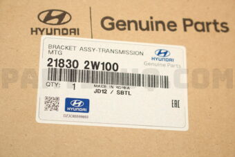 Hyundai / KIA 218302W100 BRACKET ASSY-TRANSAXLE MTG