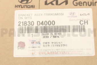 Hyundai / KIA 21830D4000 BRACKET ASSY-TRANSMISSION MTG