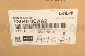 Hyundai / KIA 230403CAA2 RINGSET-PISTON