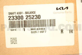 Hyundai / KIA 2330025230 SHAFT ASSY-BALANCE