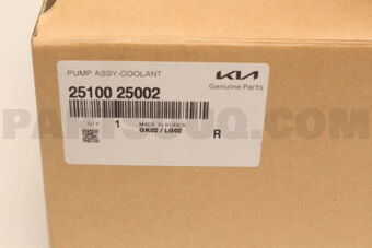 Hyundai / KIA 2510025002 PUMP ASSY-COOLENT