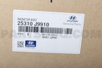 Hyundai / KIA 25310J9910 RADIATOR ASSY