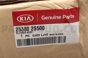 Hyundai / KIA 253802S500 BLOWER ASSY-RADIATOR