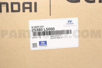 Hyundai / KIA 25380L5000 BLOWER ASSY