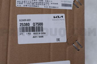 Hyundai / KIA 25380Q7500 BLOWER ASSY