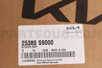 Hyundai / KIA 25380S9000 BLOWER ASSY