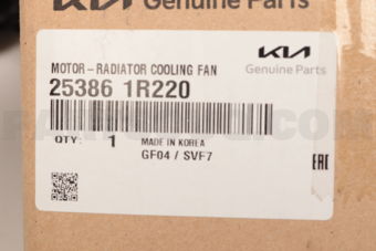 Hyundai / KIA 253861R220 MOTOR-RADIATOR COOLING FAN