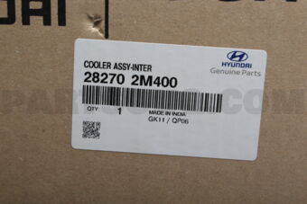 Hyundai / KIA 282702M400 COOLER ASSY-INTER