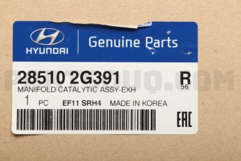 Hyundai / KIA 285102G391 MANIFOLD CATALYTIC ASSY-EXH