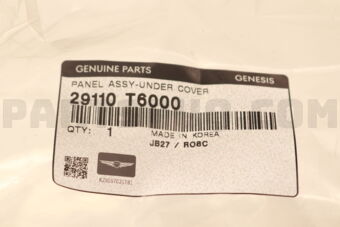 Hyundai / KIA 29110T6000 PANEL ASSY-UNDER COVER