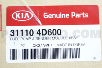 Hyundai / KIA 311104D600 PUMP ASY FUEL