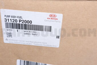 Hyundai / KIA 31120P2000 PUMP ASSY-FUEL