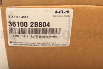 Hyundai / KIA 361002B804 STARTERASSY